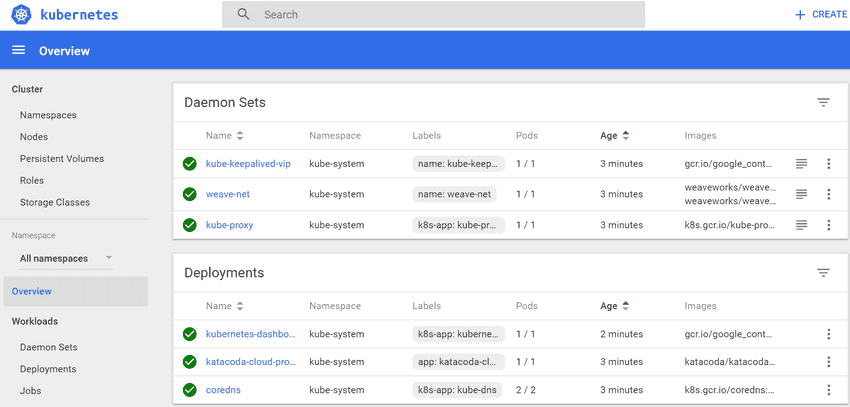 Kubernetes Dashboard