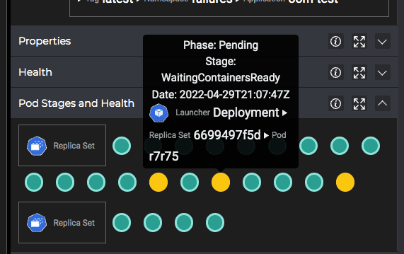 Pod Health Tooltip